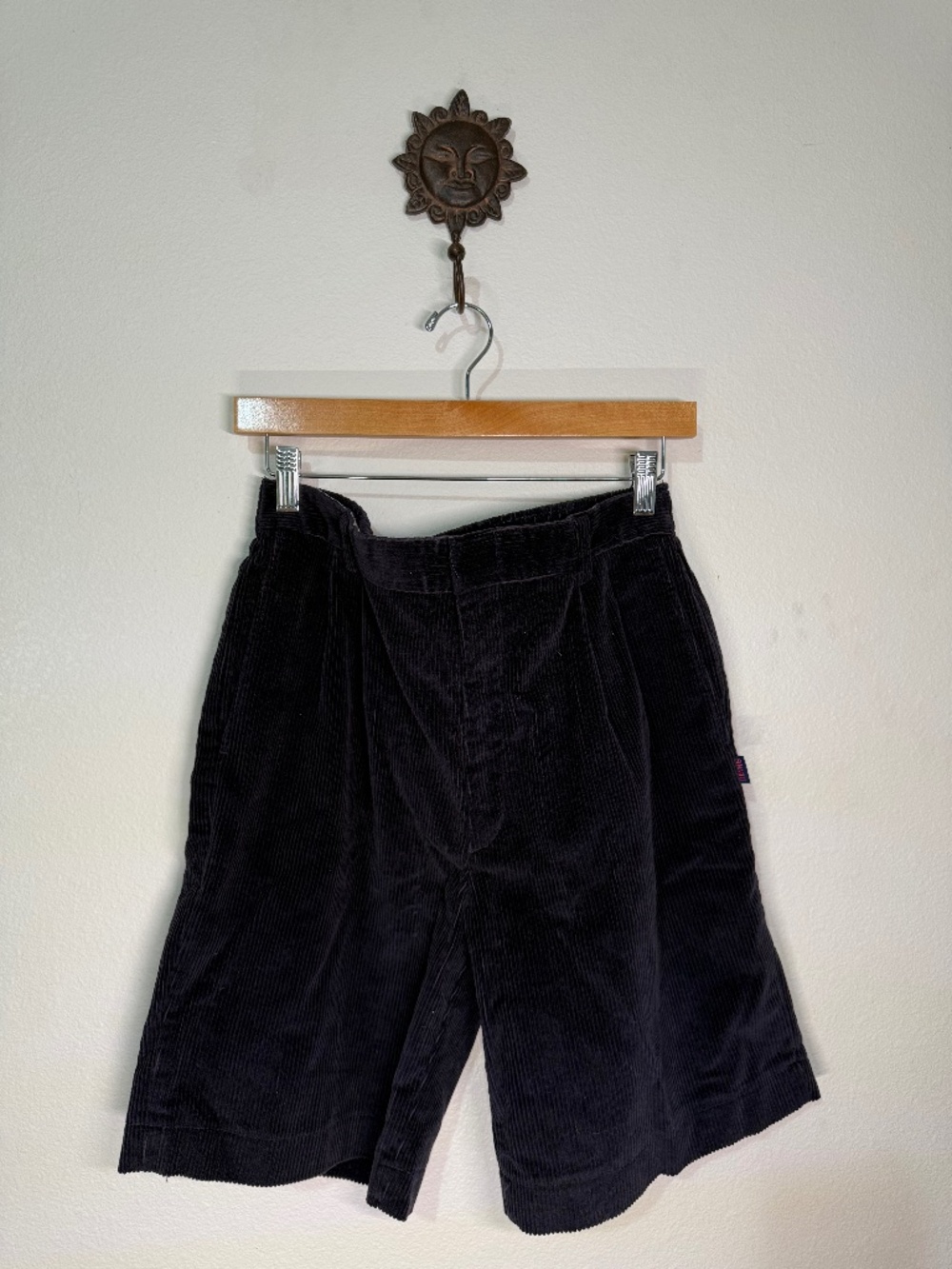 Vintage Blue Corduroy Shorts